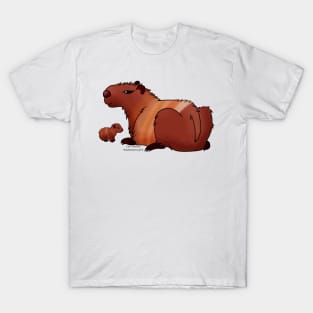 Carnelian Capybara T-Shirt